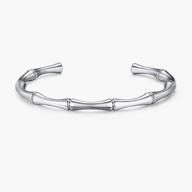 ペア アクセサリー バングル 竹節風 結び合わせバングル