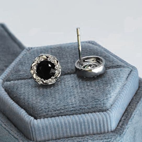 ペア アクセサリー ピアス 花蕾輝石