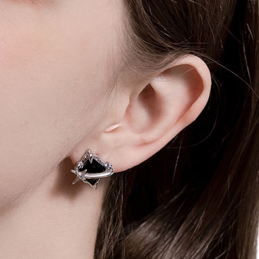 ペア アクセサリー ピアス 宝石の輝き
