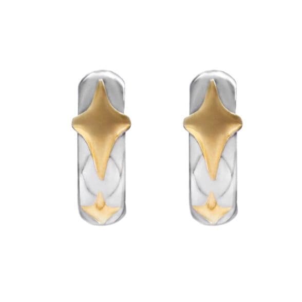 ペア アクセサリー ピアス 星光の織り文様 ピアス